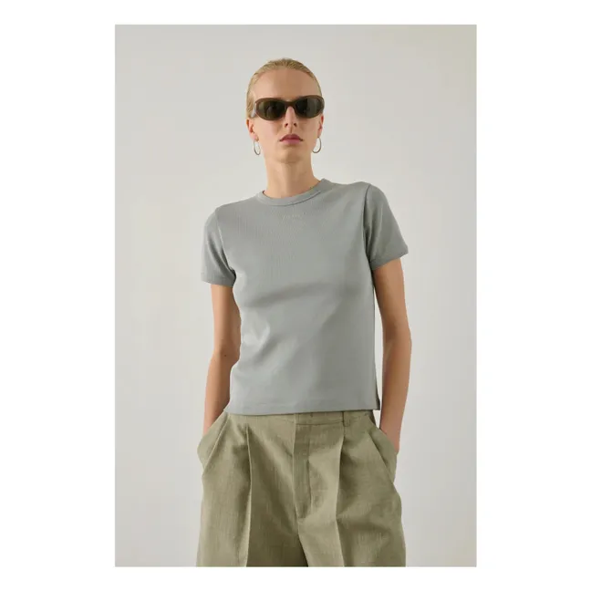 Aristide organic cotton T-shirt | Ice Blue