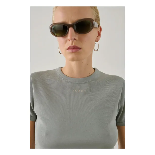 Aristide organic cotton T-shirt | Ice Blue