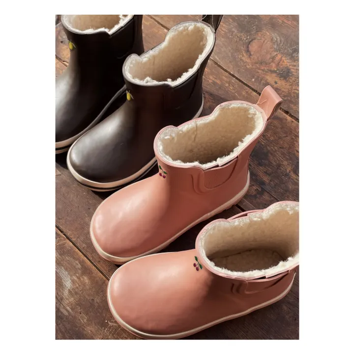Regenstiefel König gefüttert | Schokoladenbraun- Produktbild Nr. 1