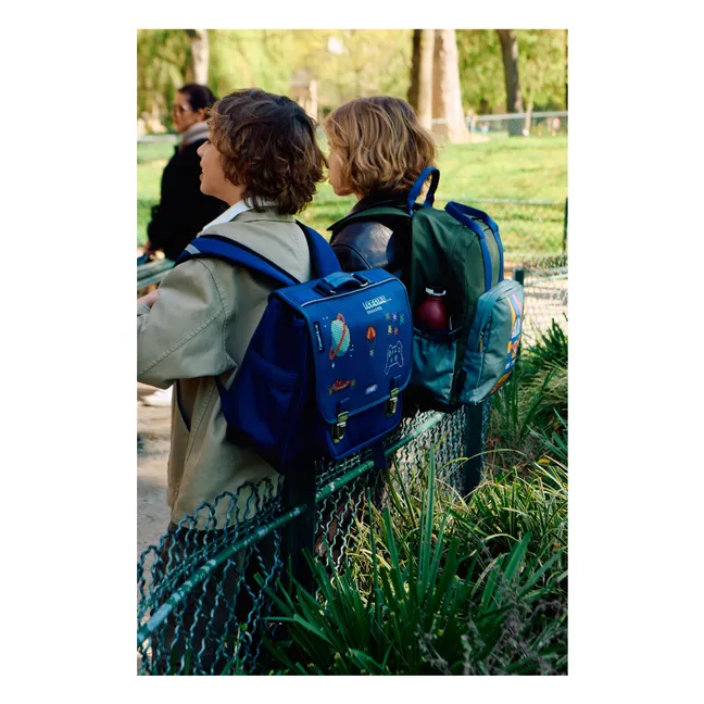 Cartera Pixel Art | Azul Marino