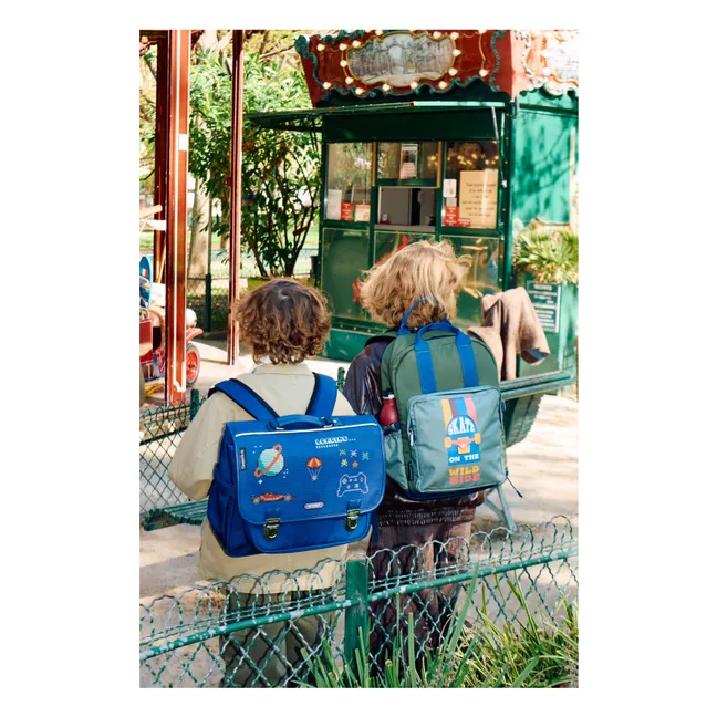 Cartable Pixel Art | Bleu marine