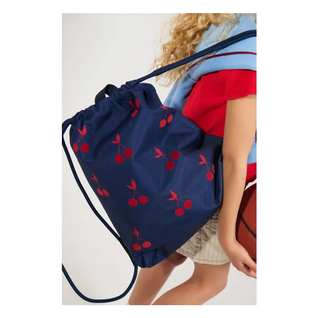 Sac de Sport Velvet Cherries | Bleu marine