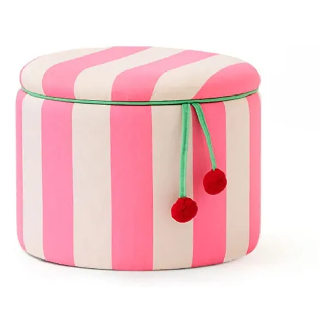 Pouf avec rangement Circus | Rose