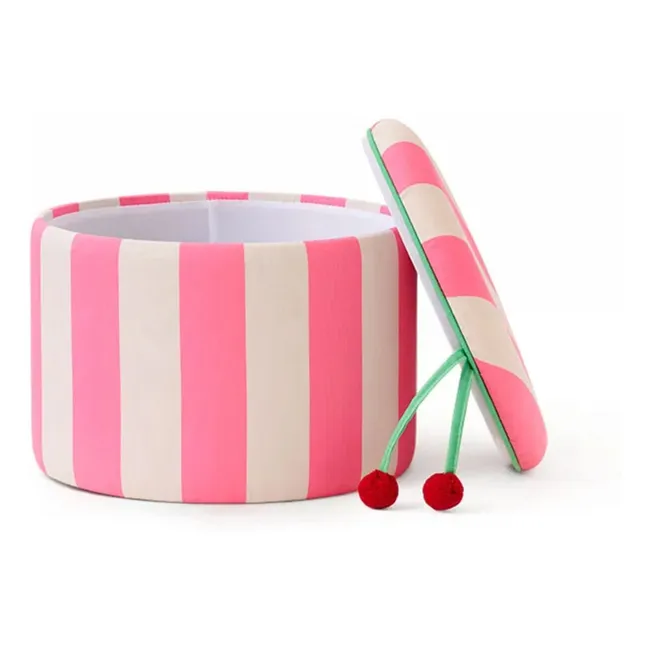 Pouf avec rangement Circus | Rose