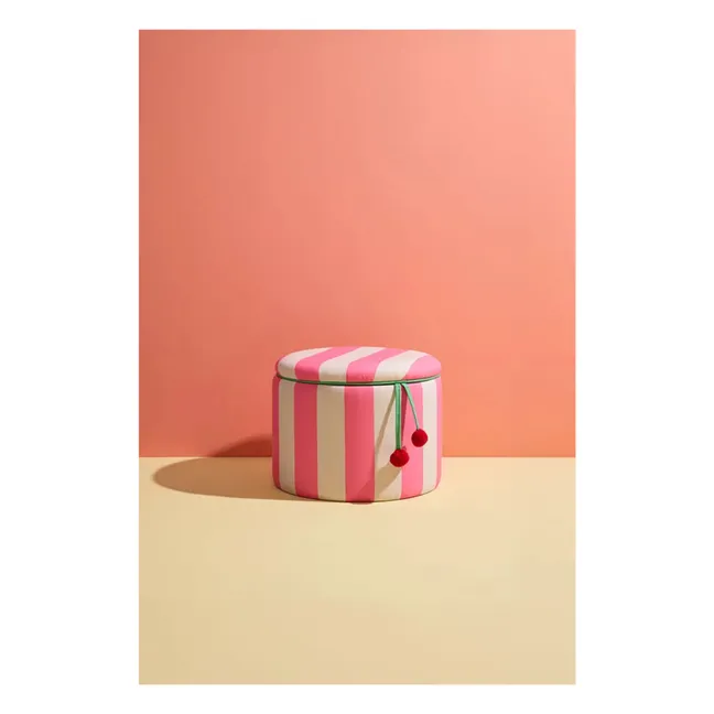 Pouf avec rangement Circus | Rose