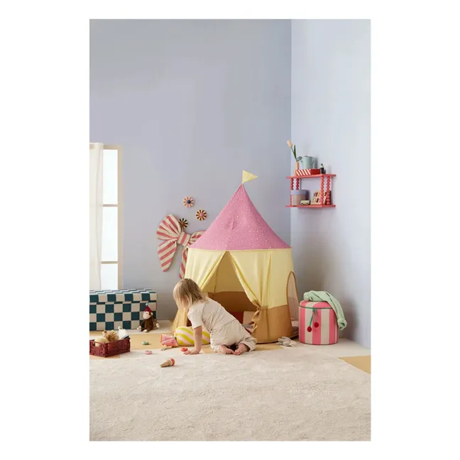 Pouf avec rangement Circus | Rose