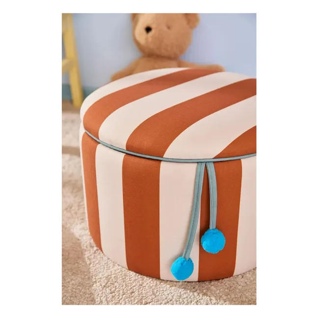Pouf avec rangement Circus | Marron