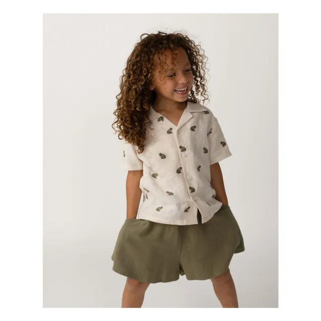 Short Mazena Lin | Kaki foncé