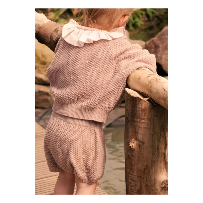 Short Seloen Maille | Marron