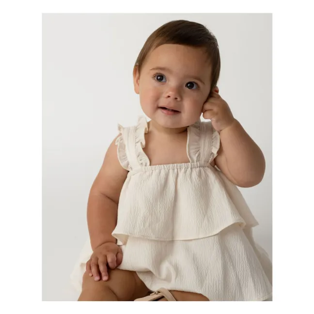 Barboteuse Elowen | Blanc cassé