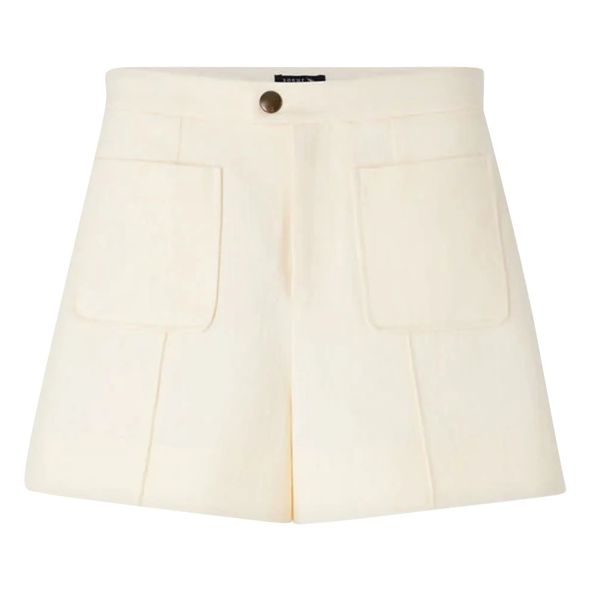 Short Hover Coton | Crème- Image produit n°3