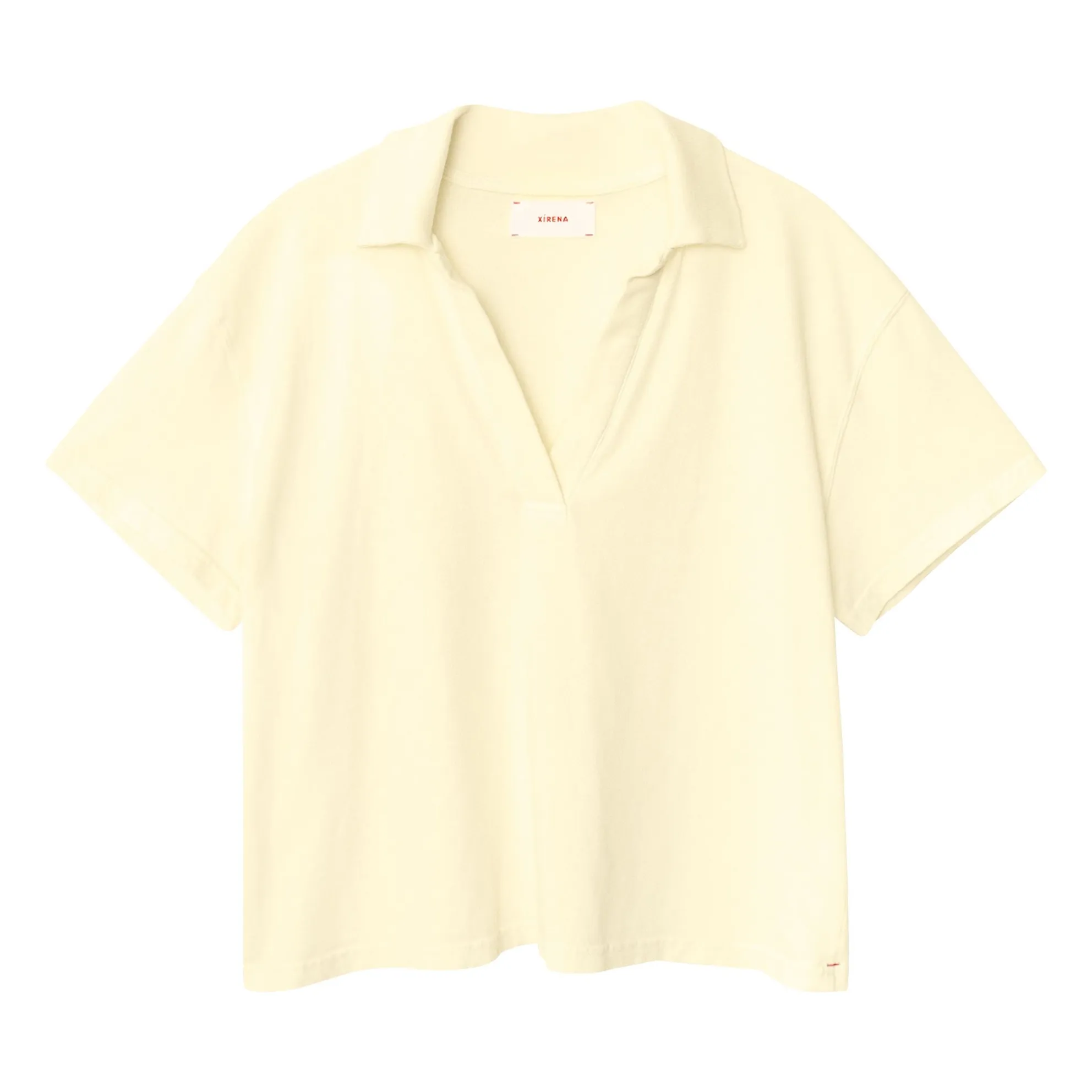 Xirena Sand Spencer Cotton T-Shirt