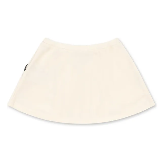 Jupe Florita Cerises Coton Bio | Ecru