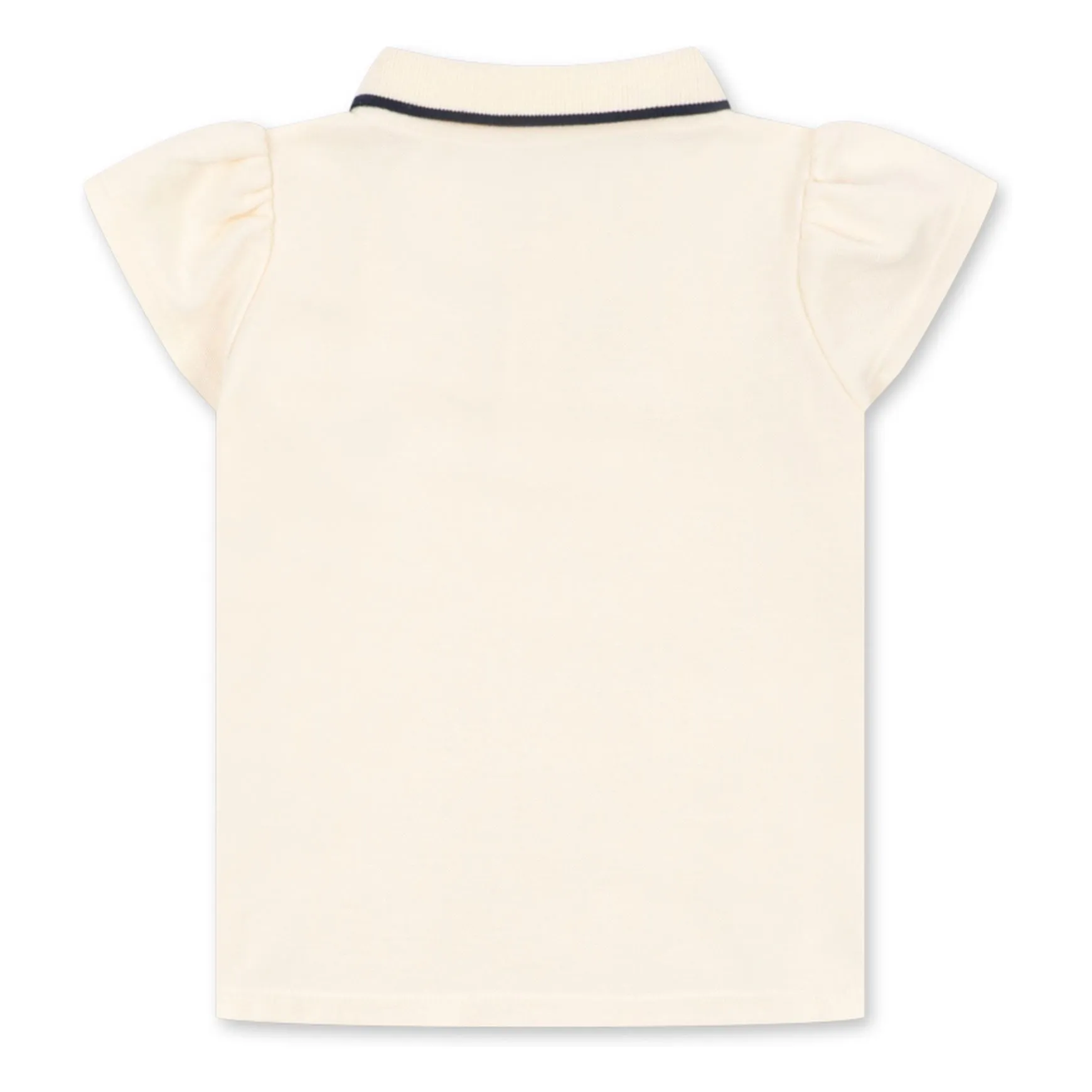 Polo Florita Cerises Coton Bio | Ecru- Image produit n°4