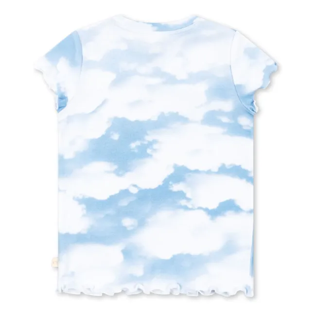 T-shirt Elli Cloudy Coton Bio | Bleu ciel