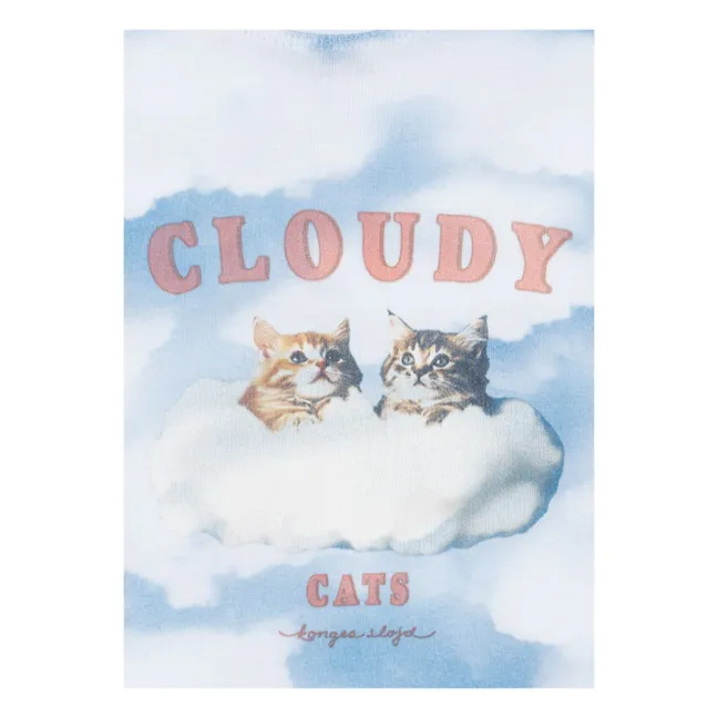 T-shirt Elli Cloudy Coton Bio | Bleu ciel