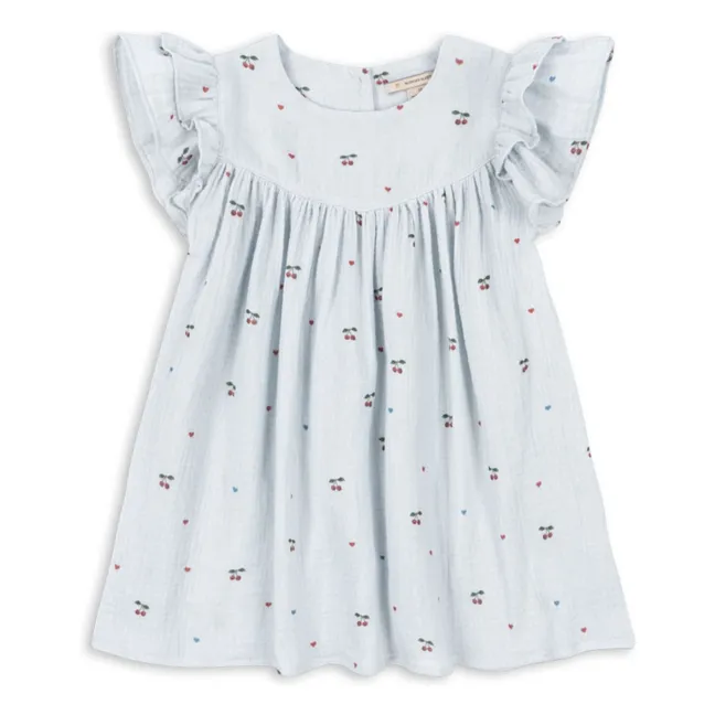 Emile et Ida - Vintage Embroidered Dress - Blue | Smallable
