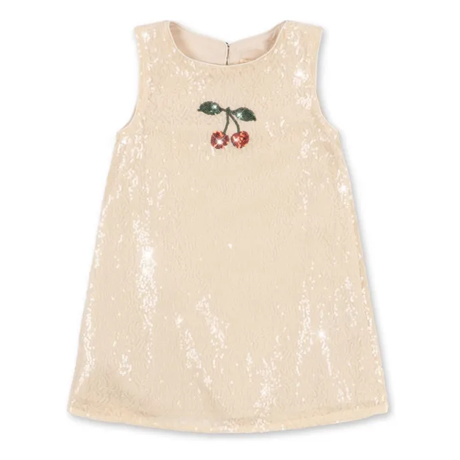 Aries Sequins Dress | Beige
