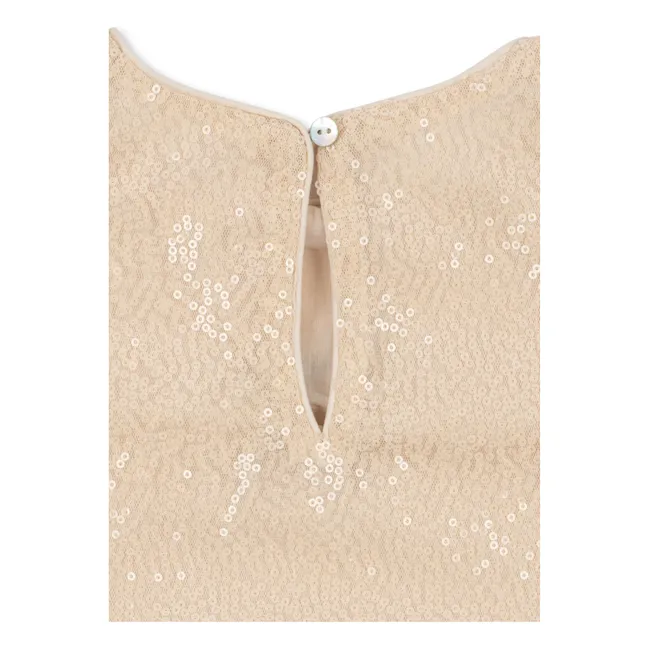 Robe Aries Sequins | Beige