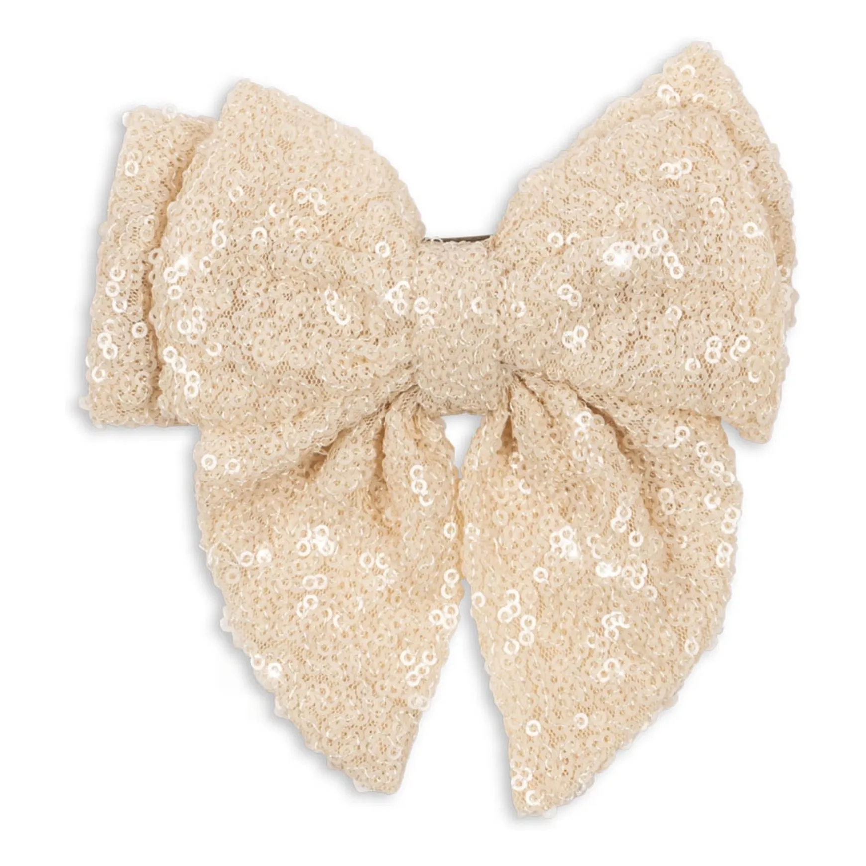 Konges Sløjd Beige Aries Sequins Bow Hair Slide