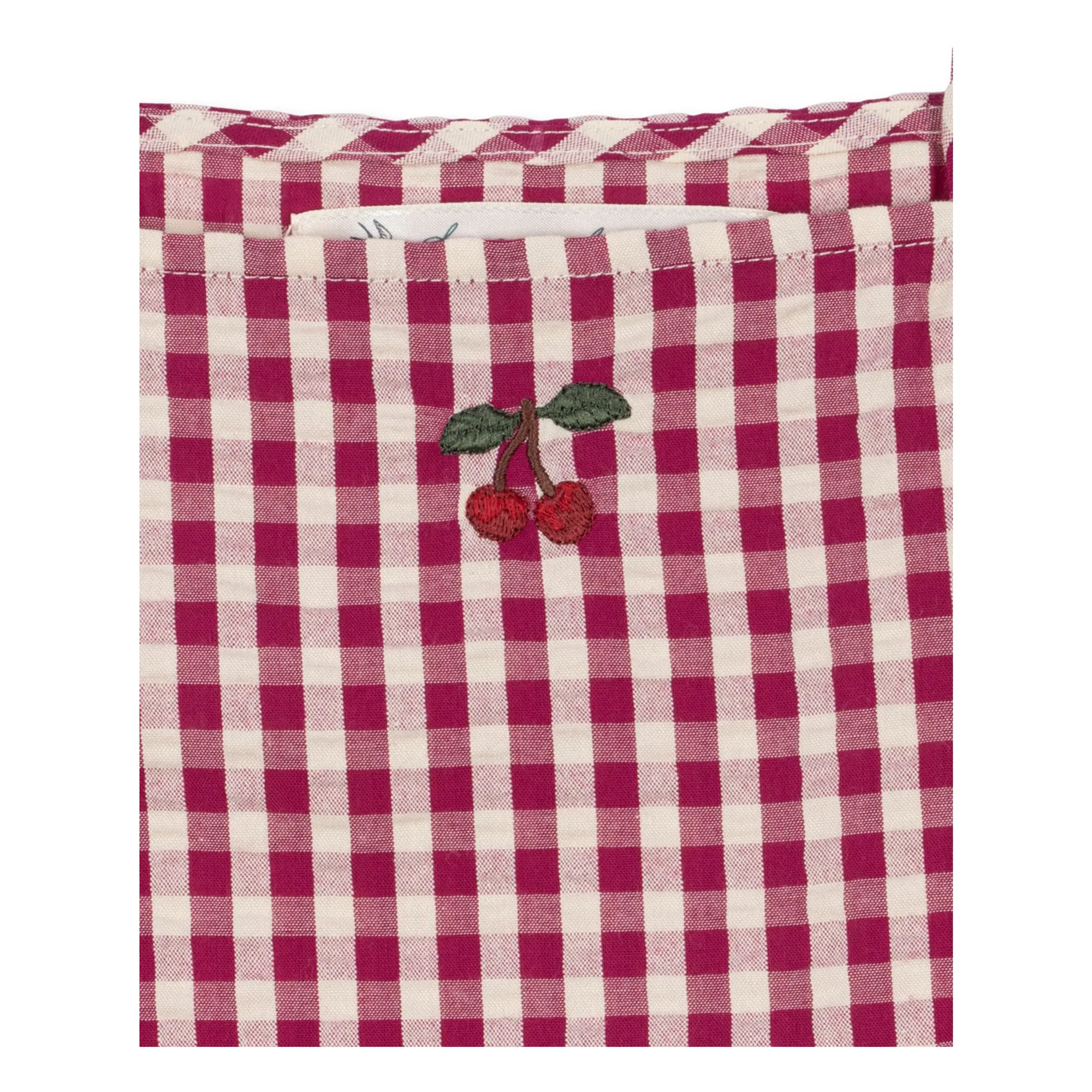 Robe Isotta Carreaux Coton Bio- Image produit n°2