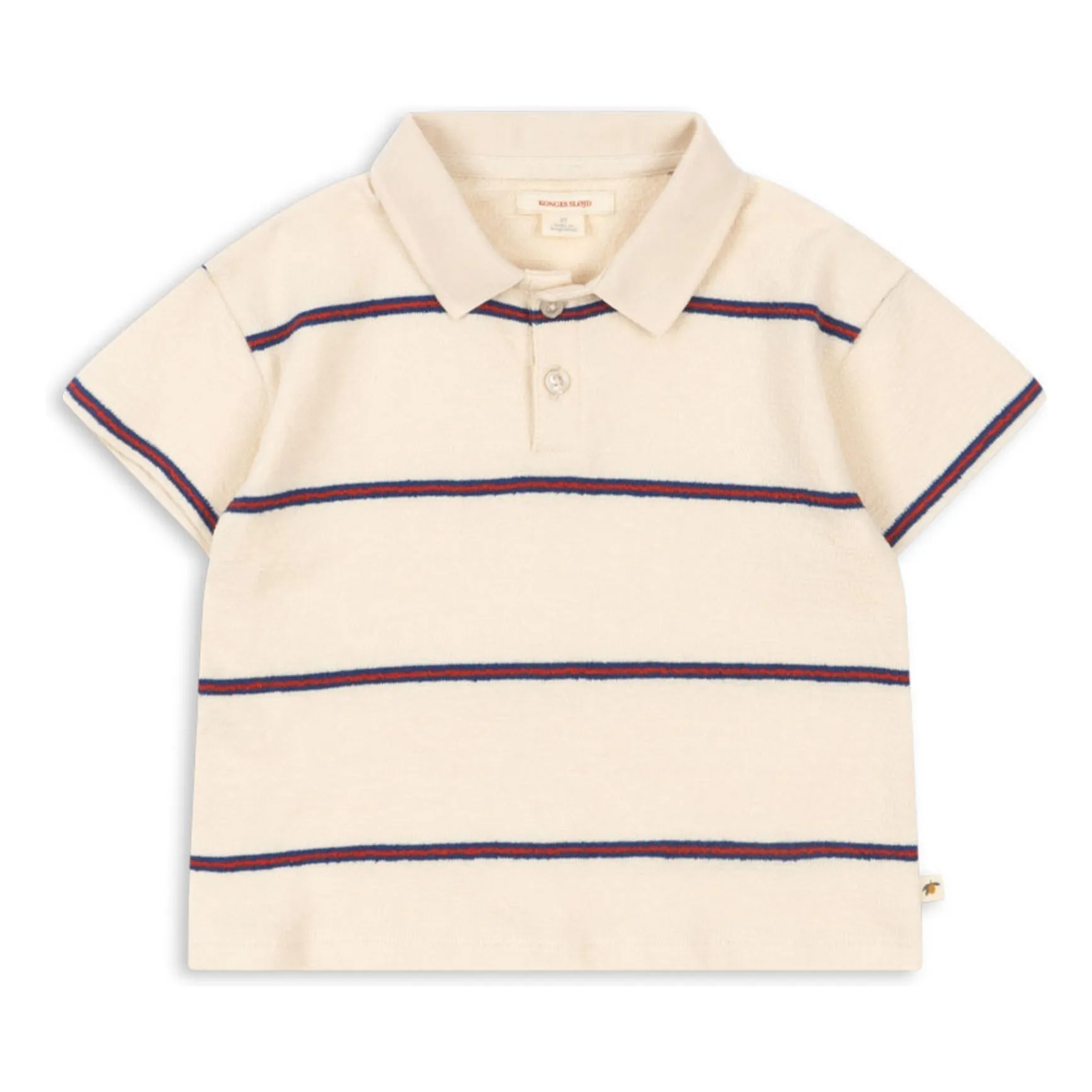 Polo Trio Rayé Coton Bio | Beige- Image produit n°0