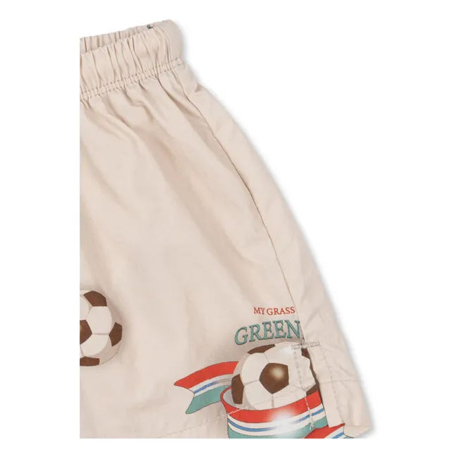 Short de Bain Pomio Football Fibres Recyclées | Beige