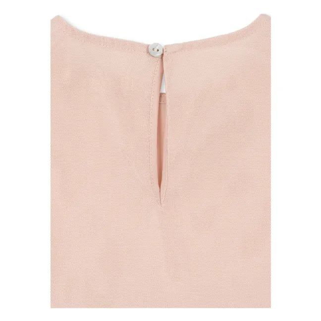 Robe Odette Sequins Tulle | Rose pâle