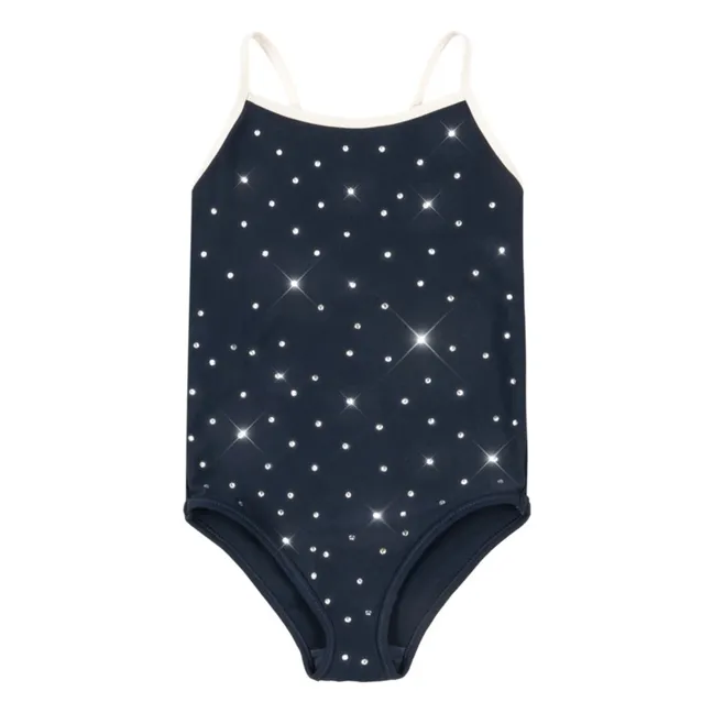 Maillot de Bain Misty Etoiles Fibres Recyclées | Bleu nuit