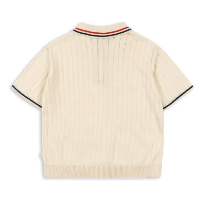 Polo Mio Maille Coton Bio | Ecru