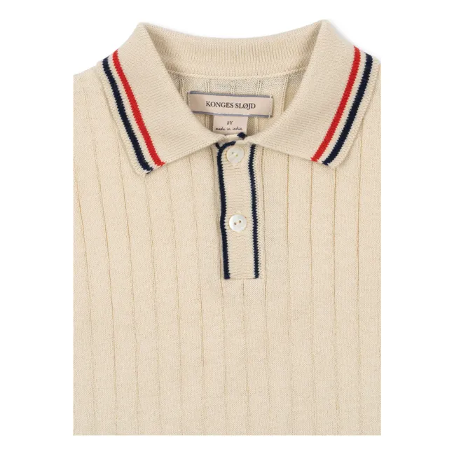 Polo Mio Maille Coton Bio | Ecru