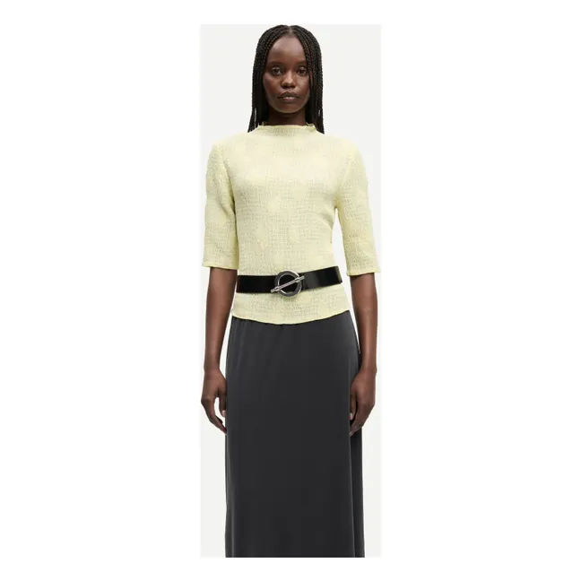 Top Safrida Coton | Vert anis