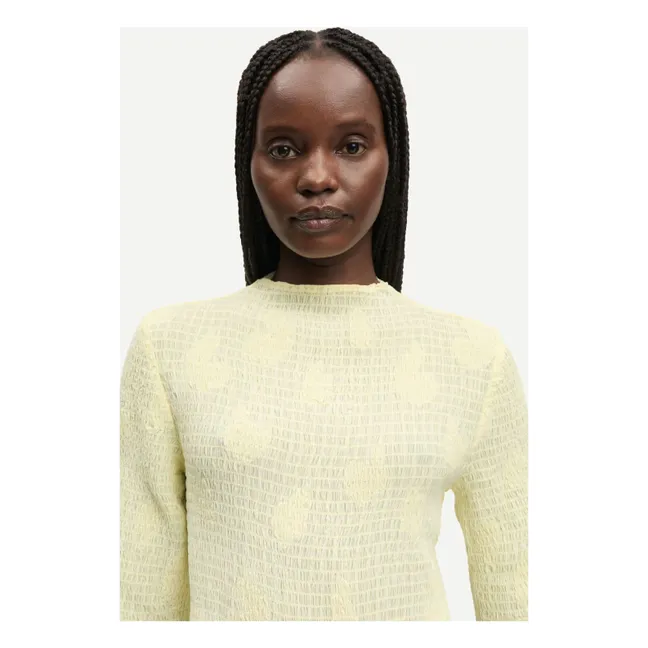 Top Safrida Coton | Vert anis