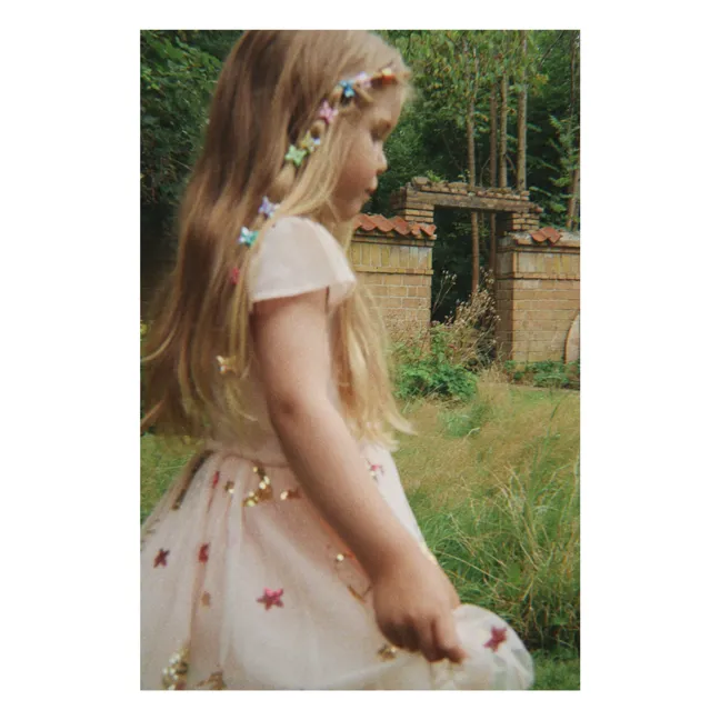 Robe Odette Sequins Tulle | Rose pâle