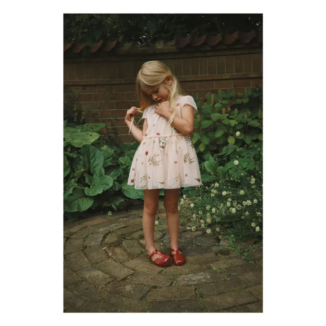 Robe Odette Sequins Tulle | Rose pâle
