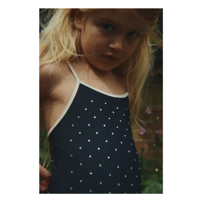 Misty Etoiles Recycled Fiber Swimsuit | Midnight blue