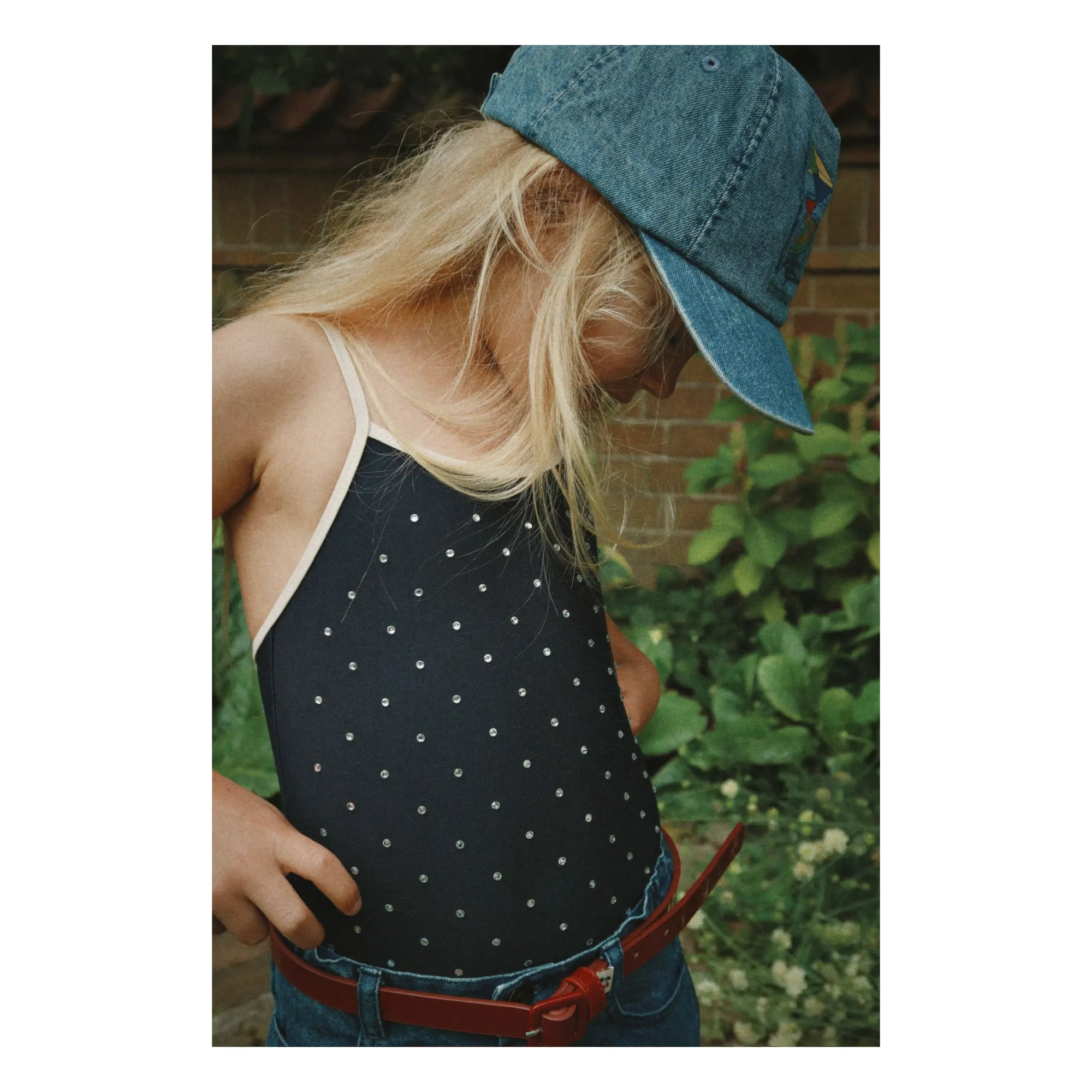 Maillot de Bain Misty Etoiles Fibres Recyclées | Bleu nuit- Image produit n°2