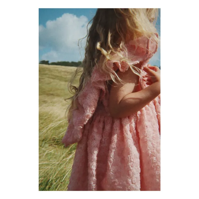 Robe Ally Fleurie Tulle | Rose