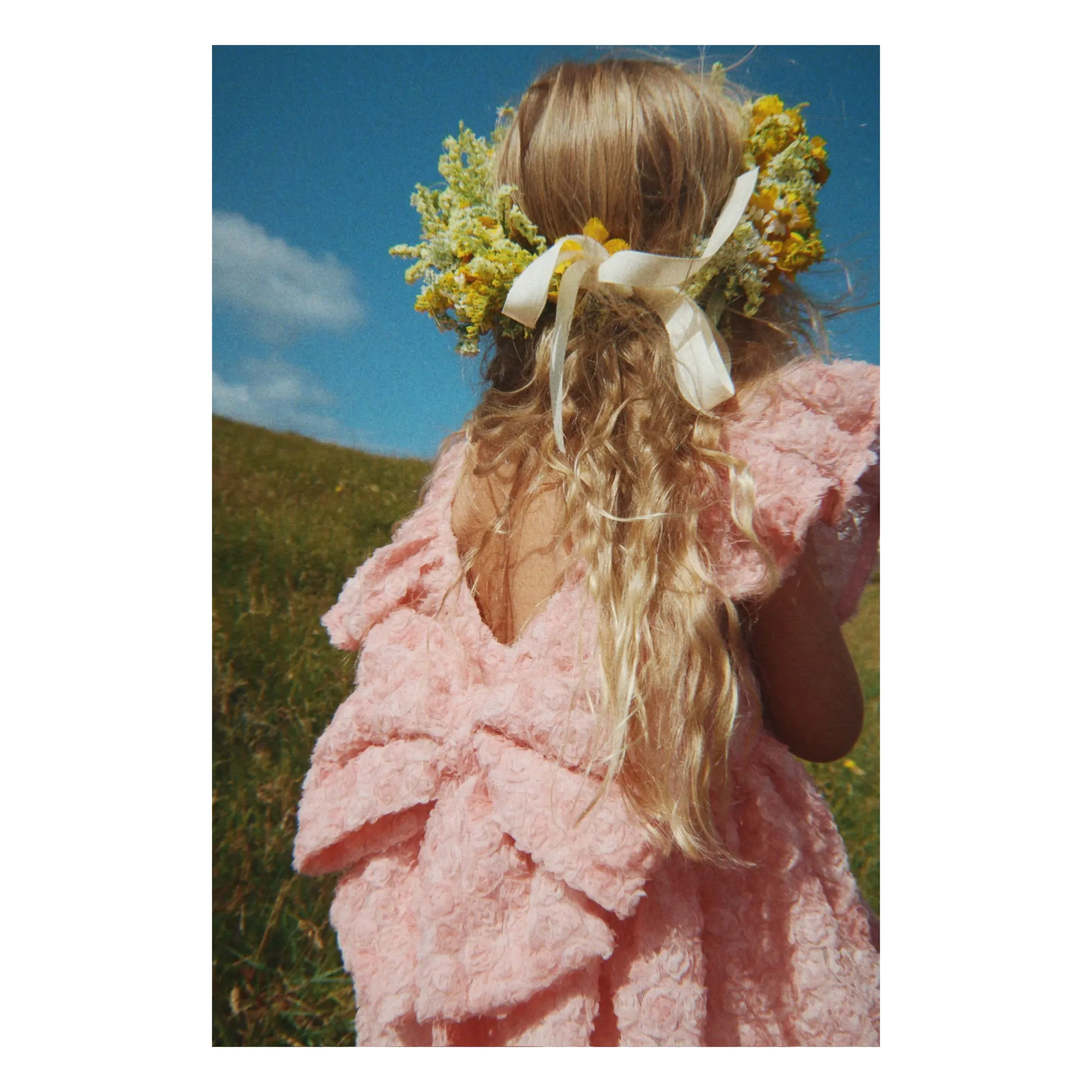Robe Ally Fleurie Tulle | Rose- Image produit n°2