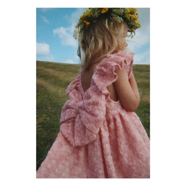 Robe Ally Fleurie Tulle | Rose