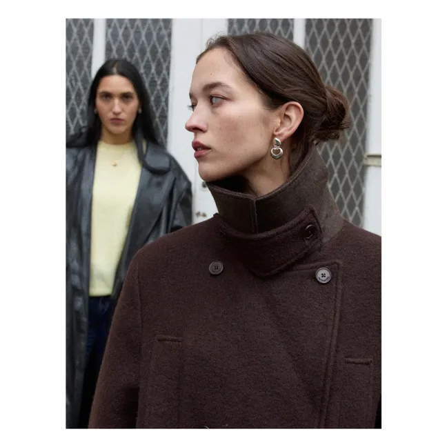 Boucles d'Oreilles Les Volutes | Argenté