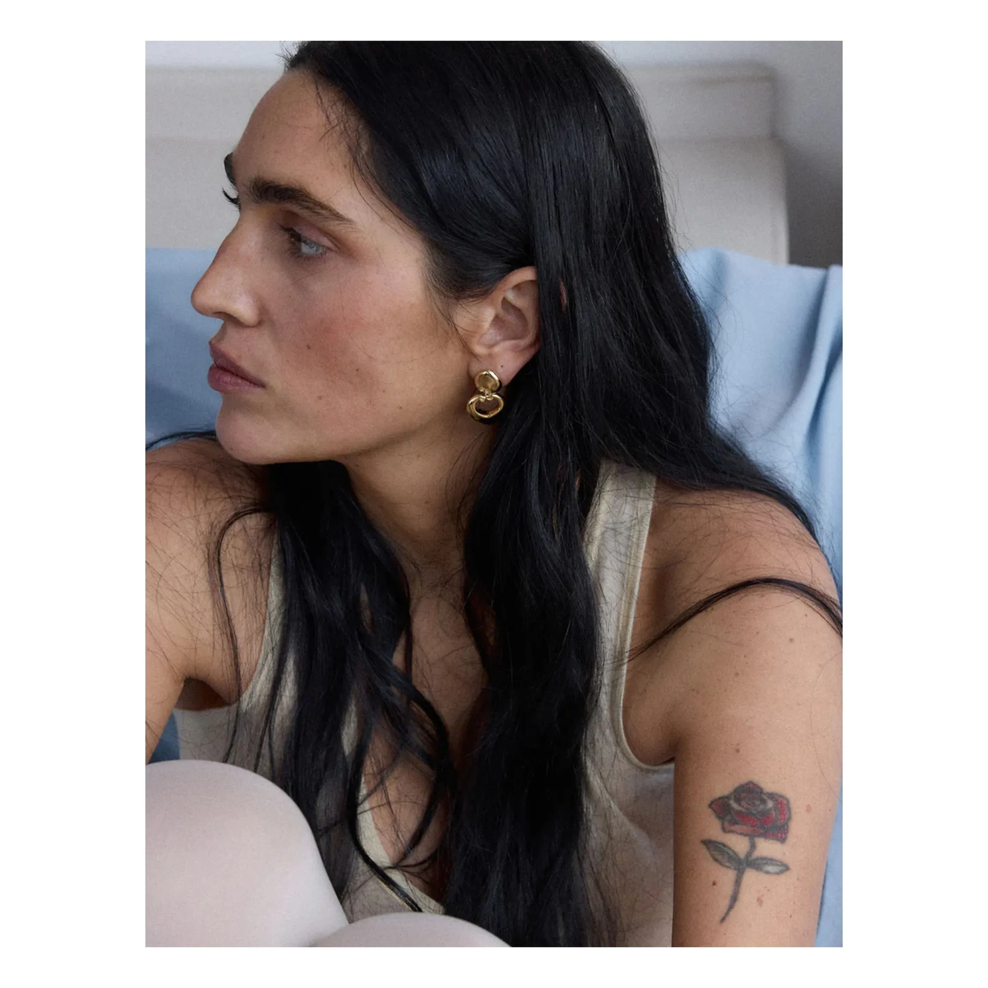 Boucles d'Oreilles Les Volutes | Doré- Image produit n°1