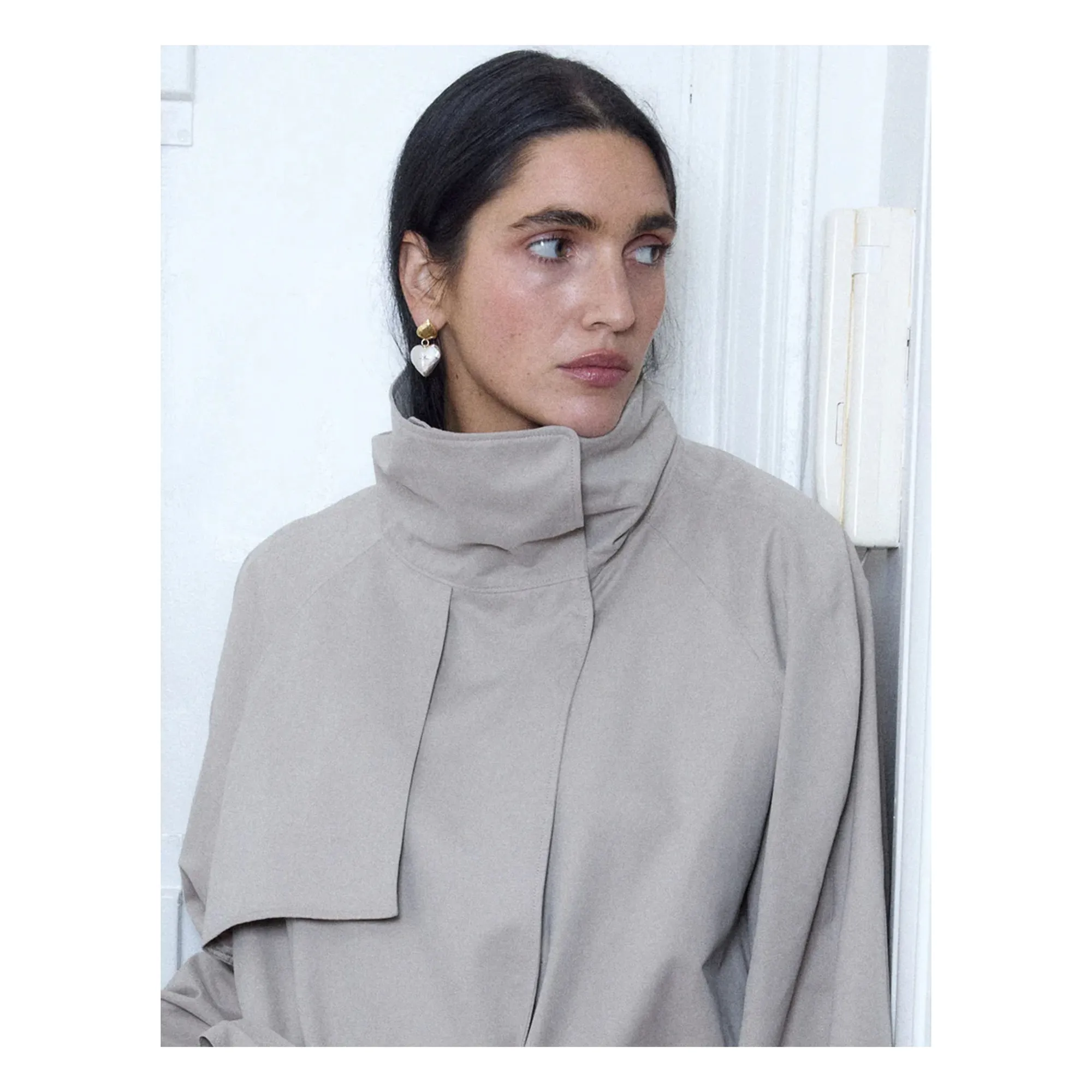 Boucles La Double | Doré/Argenté- Image produit n°1