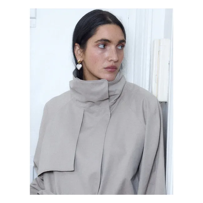 Boucles La Double | Doré/Argenté