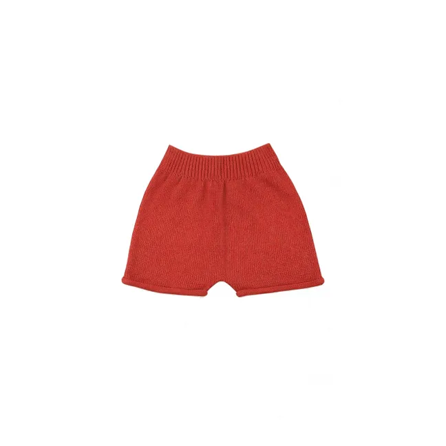 Short Maille Jobim Coton Bio | Rouge