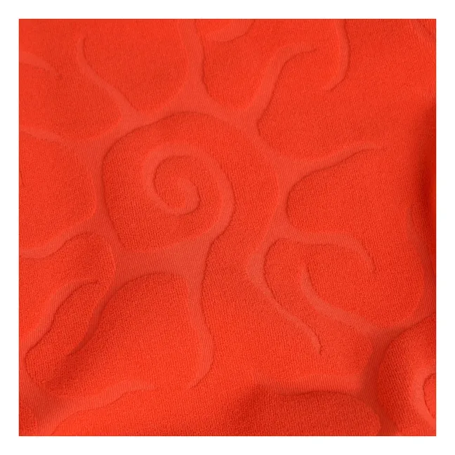 Costume da bagno asimmetrico con texture Sunero Tuffo | Rosso