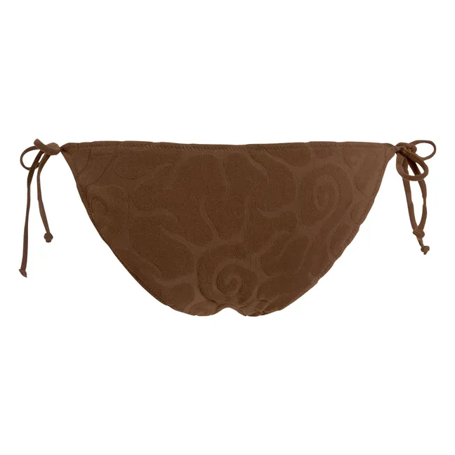 Braguita Sunero Calia de jersey texturizado | Marrón