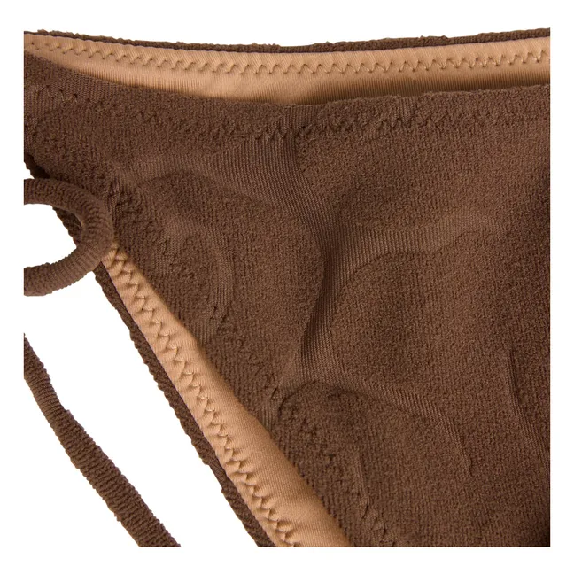 Braguita Sunero Calia de jersey texturizado | Marrón