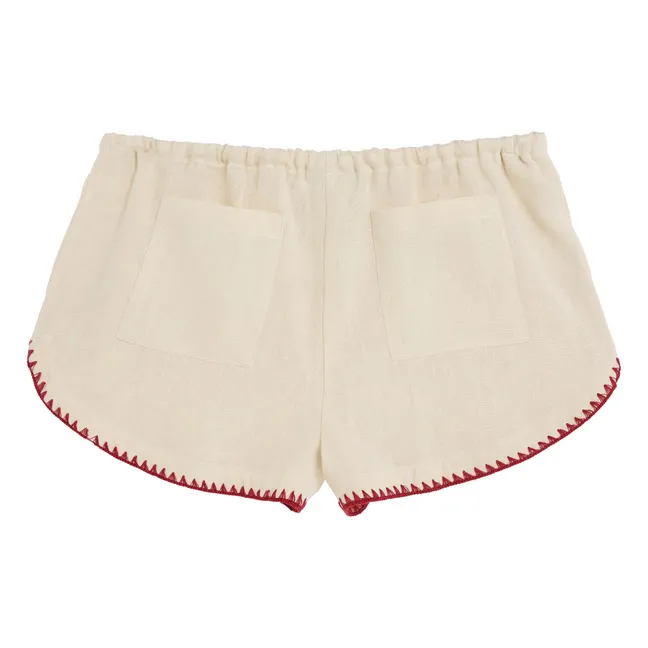 Short Rin Linen  | Ecru