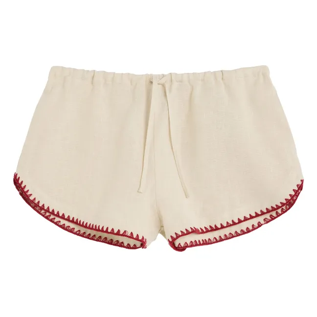 Short Rin Linen  | Ecru